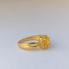 Citrine Twist Ring