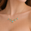 Chevron Amazonite Necklace for Her