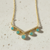 Chevron Amazonite Necklace for Her