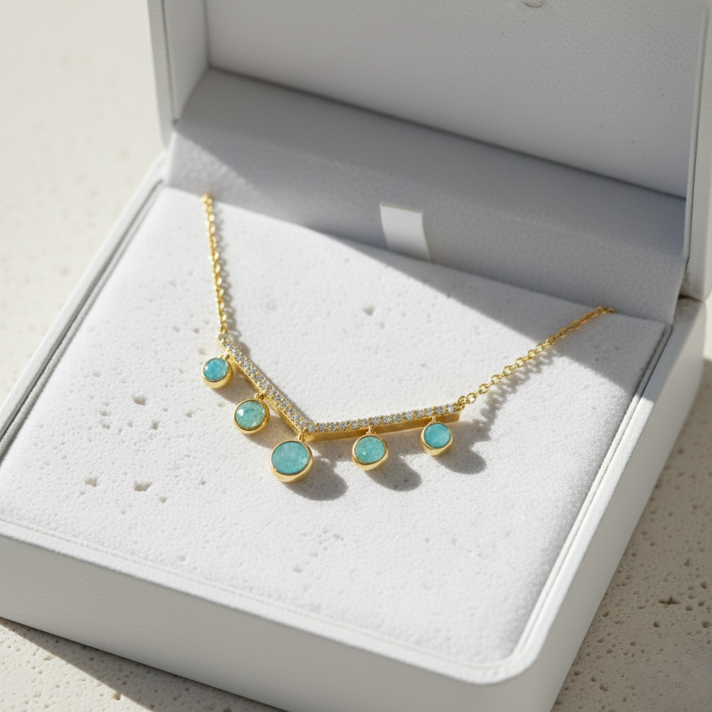 Minimal Amazonite Necklace