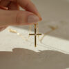 Minimal Cross Pendant for Her