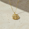 Minimalist Halo Circle Pendant for Her