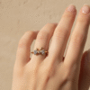 Dainty Bow CZ Ring