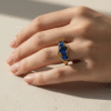 Natural Kyanite Tiro Gemstone Ring for Women