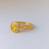 Citrine Twist Ring