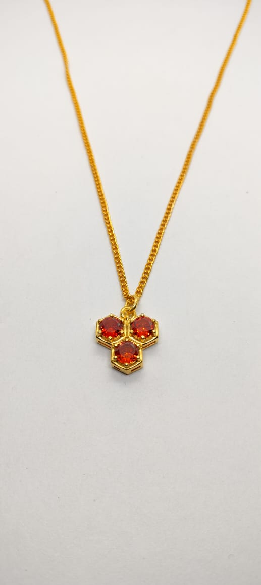 Trio Studded Necklace