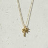Gold Palm Tree Necklace