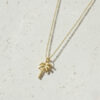Gold Palm Tree Necklace