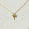 Gold Palm Tree Necklace