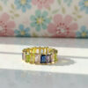 Full Eternity Gemstone Ring