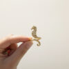 Gold Seahorse Design Ring