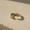 Green Onyx Bypass Ring