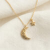 Celestial Moon Star Necklace