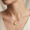 Celestial Moon Star Necklace
