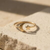 Moon Star Open Ring
