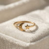 Moon Star Open Ring