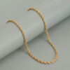 Twisted Rope Chain Necklace