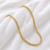 Twisted Rope Chain Necklace