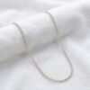 Gold Beaded Chain Necklace