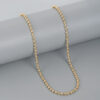 Gold Beaded Chain Necklace